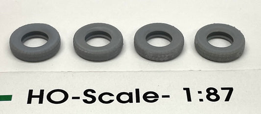 Single Tires, set of 4 - PPM-31541 : HO