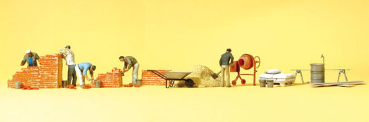 Bricklayers with Accessories - 10542 : HO