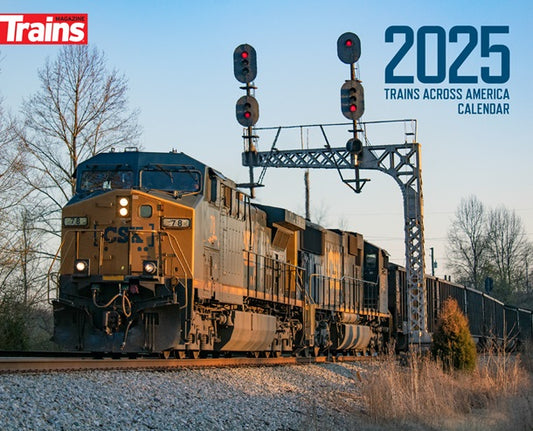 2025 Calendar -- Trains Across America - Trains Magazine - 68212