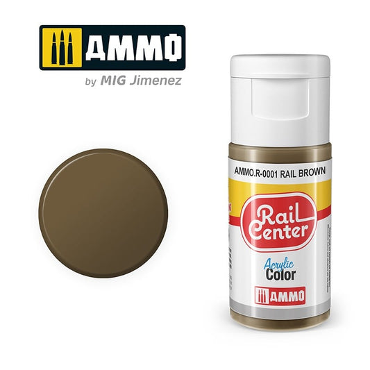 Rail Brown 15ml Acrylic Paint - R0001
