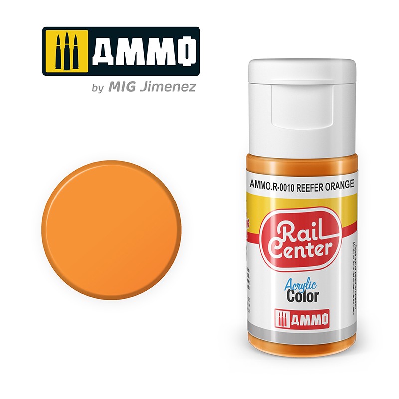 Reefer Orange 15ml Acrylic Paint - R0010