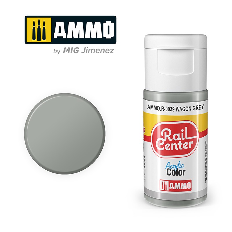 Wagon Grey 15ml Acrylic Paint - R0039