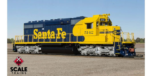 Rivet Counter EMD SD40-2, Santa Fe ATSF #5142 DCC & ESU LokSound Equipped - SXT38765 : HO