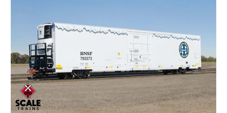 Trinity 82’ 7883cf Mechanical Reefer Sound Equipped BNSF 793383 - SXT38948 : HO