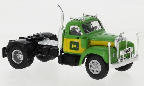 1953 Mack B-61 Truck Tractor Green and Yellow "John Deere" - 85979 : HO