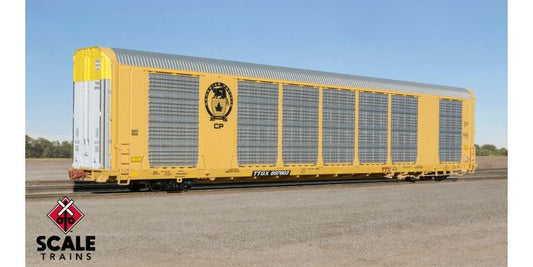Gunderson 89' Multi-Max Autorack, Canadian Pacific CP/TTGX 697603 Beaver Logo - 11566 : HO