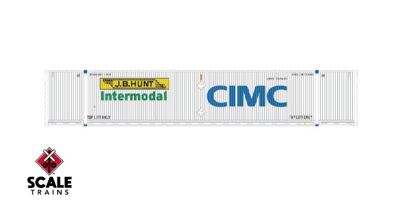 CIMC 53’ Corrugated Dry Container JB Hunt Intermodal JBHU 286265 - SXT11626 : HO