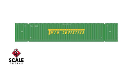 CIMC 53’ Corrugated Dry Container Twin Logistics TLGU 418007, 418106, 418108 - SXT11602 : HO