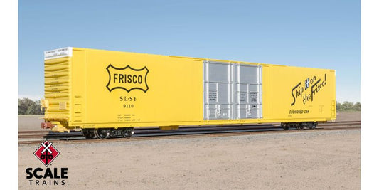 Operator HO Scale Thrall 86' High-Cube Double-Plug-Door Boxcar, Frisco/SLSF #9110 - SXT11808 : HO
