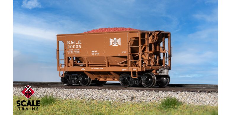 Fox Valley Models HO Scale PSC 70-Ton Ore Car, Bessemer & Lake Erie/B&LE #20005 - SXT15181 : HO
