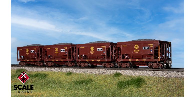 Fox Valley Models HO Scale PSC 70-Ton Ore Car, Duluth Missabe & Iron Range/DM&IR Set (4) - SXT15208 : HO
