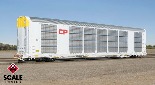 89' Gunderson Multi-Max Autorack, Canadian Pacific/Red CP/Soo 519037 - 38878 : HO