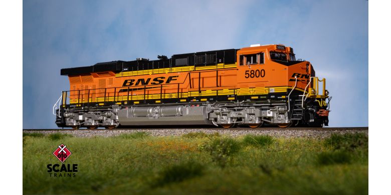 Rivet Counter ES44AC, BNSF/Heritage III/PTC DCC & Sound #5800 - SXT39913 : HO
