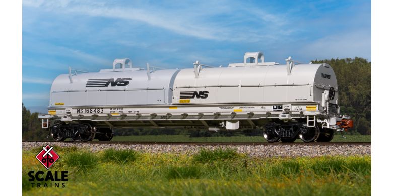 Rivet Counter Thrall 2-Hood Coil Steel Car, Norfolk Southern/Mismatched Thoroughbred Logo Hoods #168483 - SXT40303 : HO