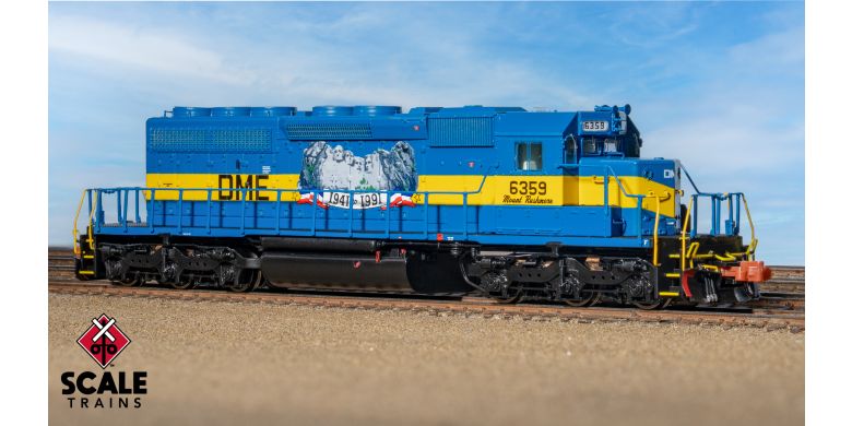 Rivet Counter N Scale EMD SD40-2 DC/DCC Ready, DM&E #6359 "Mount Rushmore" - SXT40696 : N