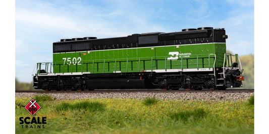 Rivet Counter EMD SD40-2B, Burlington Northern/White Face DCC & Sound #7502 - SXT40763 : HO