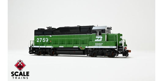 Rivet Counter EMD GP39E, Burlington Northern/White Face/Strobe Lights #2761 DCC & Sound - SXT40931 : HO