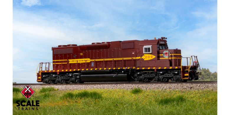 EMD SD38-2, Duluth Missabe & Iron Range/DM&IR/Red Lettering #209 , DC/DCC Ready - SXT41263 : HO