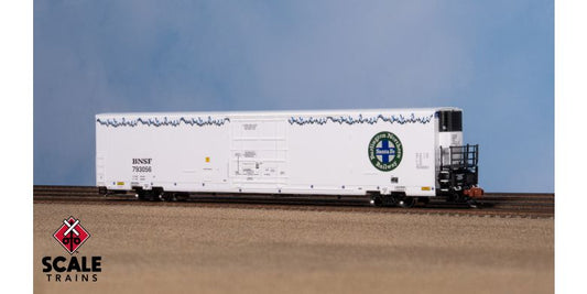Trinity 82' 7883 Mechanical Reefer, BNSF/As Delivered/Roofline Icicles/Carrier HVAC #793242 - SXT41856 : N
