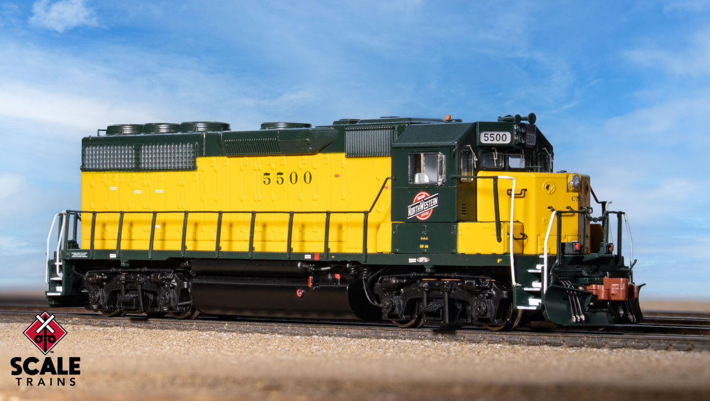EMD GP40 Phase Ia, Chicago & NorthWestern/OY Scheme/C&NW Scheme #5500 DCC/Sound - SXT41945 : N