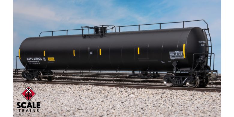 Rivet Counter ARI 33K Gallon Spiral Jacketed Tank Car, GE Rail Services/White Lettering/LPG/Early/NATX #400024 - SXT42416 : HO