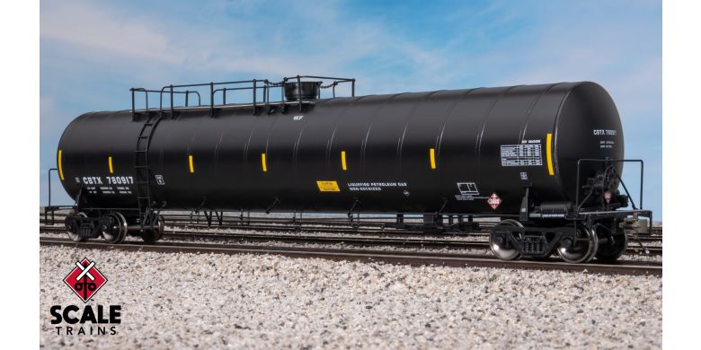 Rivet Counter ARI 33K Gallon Spiral Jacketed Tank Car, CIT Group/Faded/LPG/Intermediate/CBTX #780904 - SXT42440 : HO