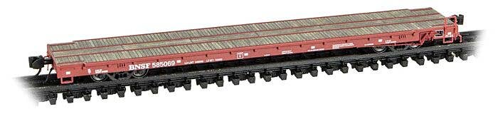 Thrall 60' Flatcar - Ready to Run -- Burlington Northern Santa Fe #585069 - 13400022 : N