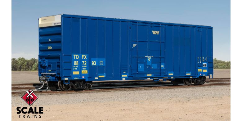 Gunderson 6269 High-Cube Boxcar, TOFX/ex-CSX Patch #887293 - EE1463-1 : HO