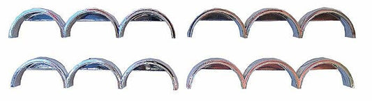Truck Chrome-plated Triple Fenders (Pkg/3) - 5384 : HO