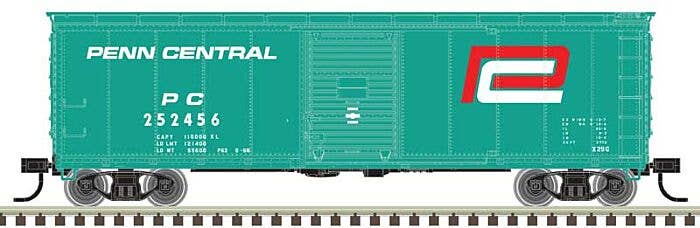 USRA Steel Rebuilt 40' Boxcar - Ready to Run - Master(R) -- Penn Central #252456 - 20007082 : HO