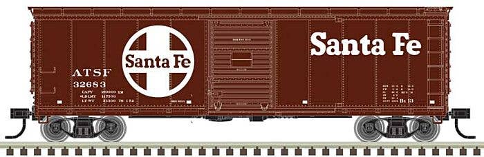 USRA Steel Rebuilt 40' Boxcar - Ready to Run - Master(R) -- Santa Fe #32527 - 20007083 : HO