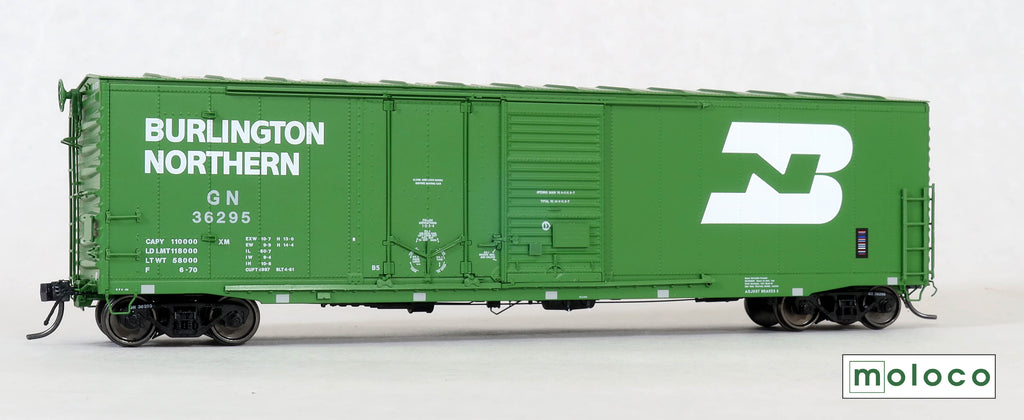 St. Cloud built F 6-70 50' XM Combo 14-0 Dr. Repaint BN Green GN #36295 - 70536-01 : HO