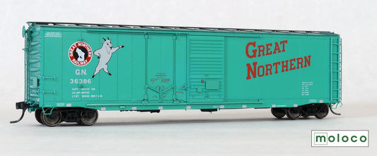St. Cloud built 50' XM Combo 14-0 Dr. Delivery 1961 Glacier Grn Red Slant w/Rocky GN #36274 - 70531-02 : HO