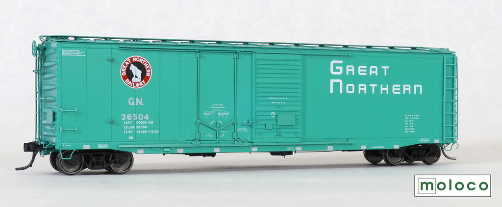 St. Cloud built 50' XM Combo 14-0 Dr. Repaint '66 Glacier Grn Empire Builder GN #36517 - 70533-02 : HO