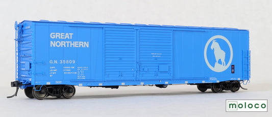 St. Cloud built 50' XM 15-0 Double-slider offset, Repainted Big Sky Blue #35293 - 7050701 : HO