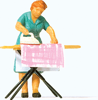 Woman Ironing - 28154 : HO