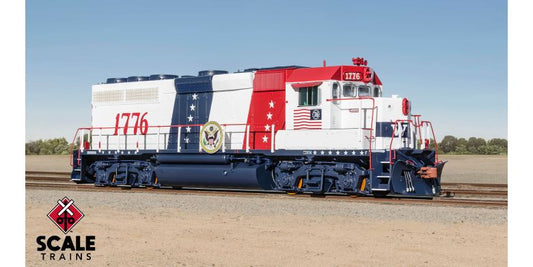 EMD GP40 Phase IIc, Western Pacific/Bicentennial #1776, DC/DCC Ready - 40224 : HO