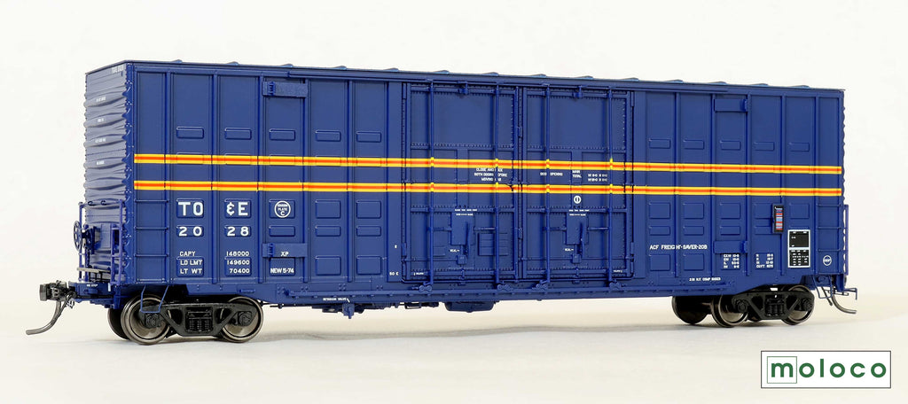 TO&E Delivery 5-74, ACF 50' Hi-cube Ext. Post Waffle #2031 - 6000810 : HO