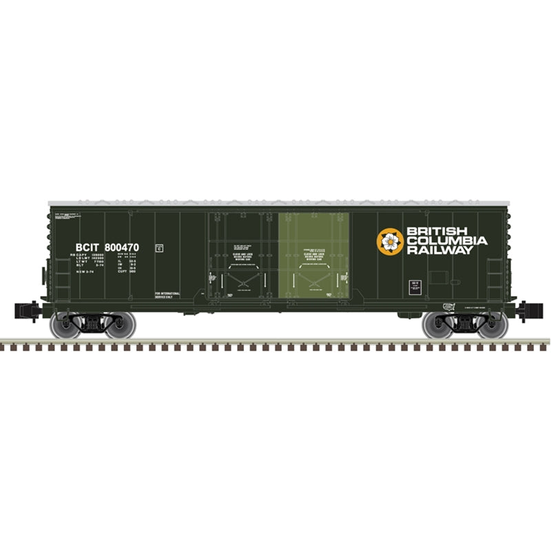 Evan's 53' DPD Boxcar British Columbia Railway - 75000001 - Z