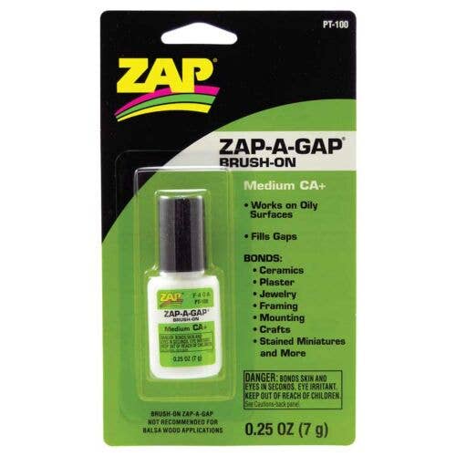 Zap-A-Gap CA+ Brush-On -- 1/4oz 7.4mL  - 100