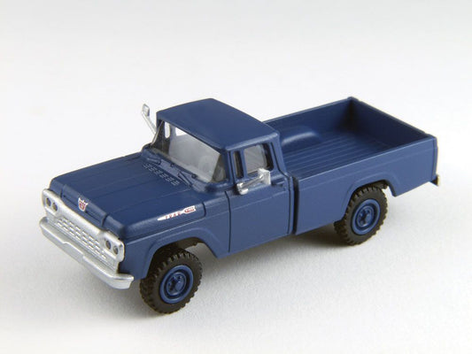Ford F-100 4x4 Pickup Truck - Academy Blue - 30473 : HO