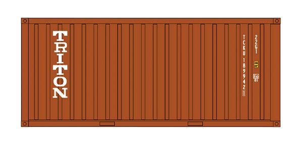 20' Corrugated Container Triton 2-Pack - 30062 : HO