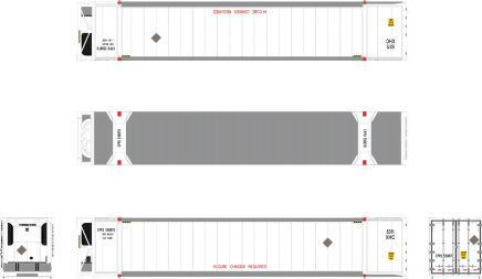 53 Ft Container-10169 : HO