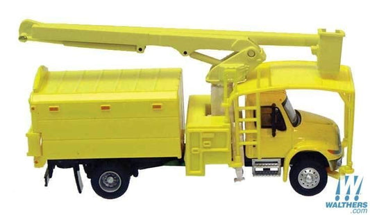 International 4300 2-Axle Truck with Tree Trimmer Yellow - 11743 : HO