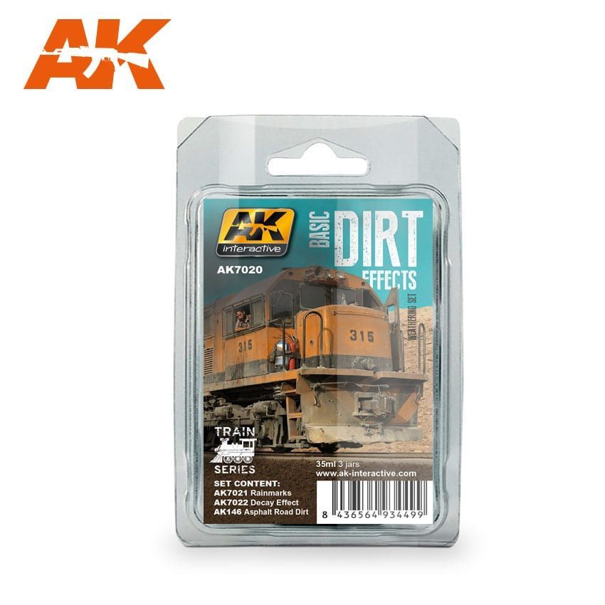 Basic Dirt Effects Set, Train Series - AK7020