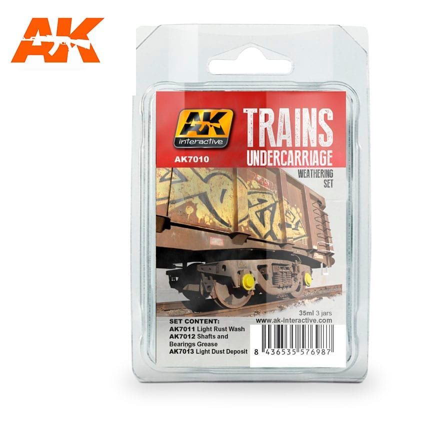 Trains Undercarriage Weathering Set - AK7010