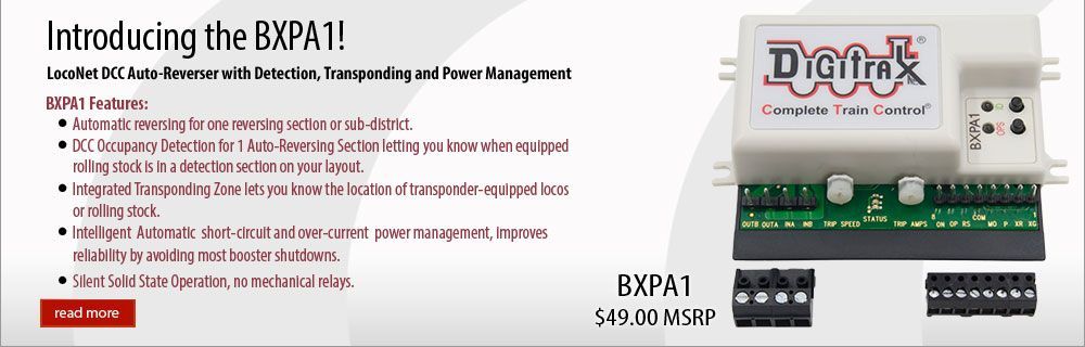 LocoNet DCC Auto-Reverser with Detection-BXPA1