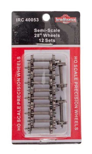 28 Inch .088 Semi Scale Wheelsets 12/pk - 40053 : HO