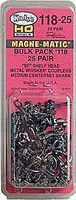 #118 SF Shelf Medium (9/32 Inch ) Centerset Shank 25-pair Knuckle Coupler - 11825 : HO