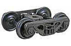 ACL Barber S-2 70-Ton Roller-Bearing Self-Centering HGC Trucks w/Code 88 33" Smooth-Back RP-25 Wheels - 1560 : HO
